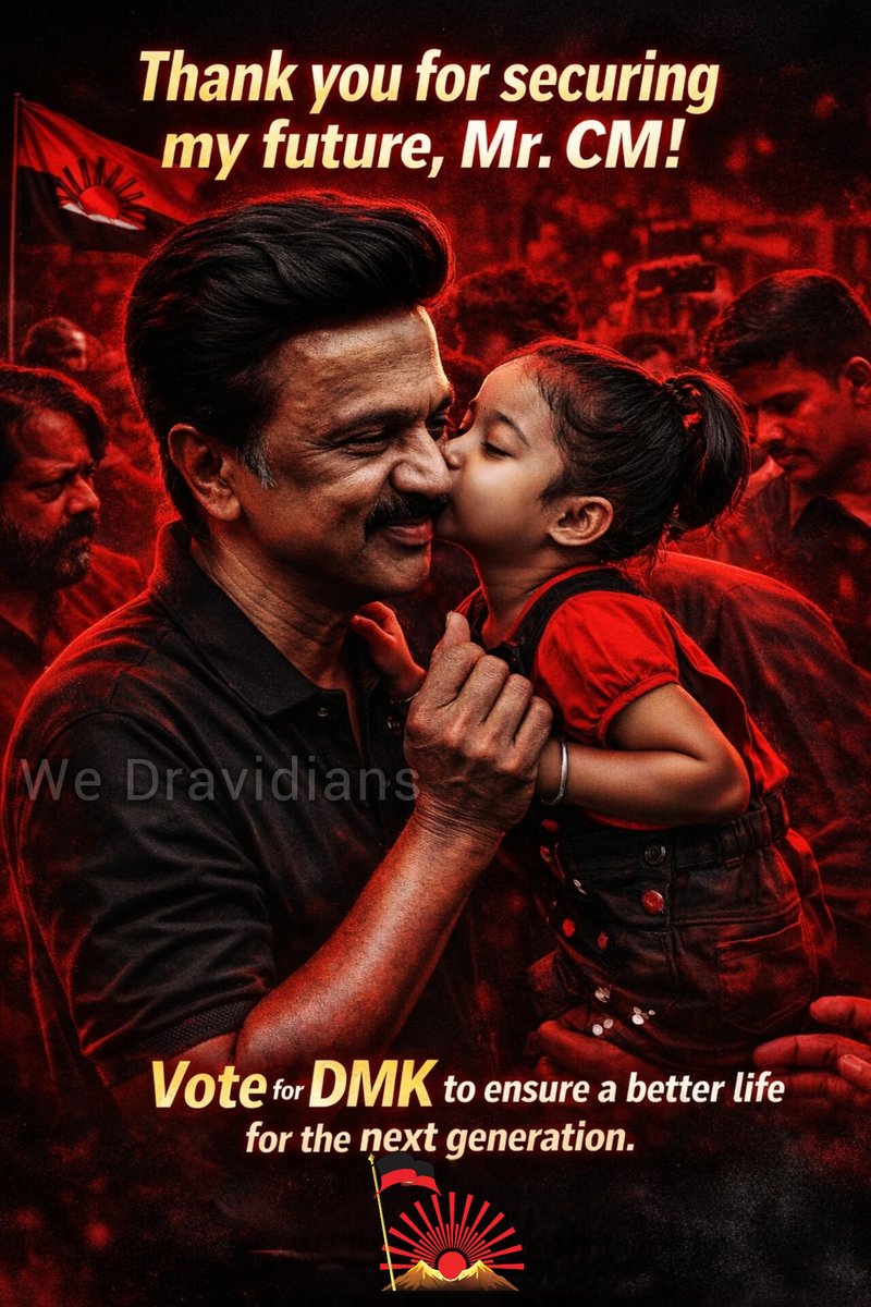 WeDravidians's tweet photo. M.K. Stalin — the hope and strength of the next generation.
A leader building a secure and prosperous future for the next three generations.
#WhyStalin #VoteForDMK #DravidianModel #StalinEra #TamilNaduProgress
#VelvomOndraga https://t.co/bGvLNi8jse