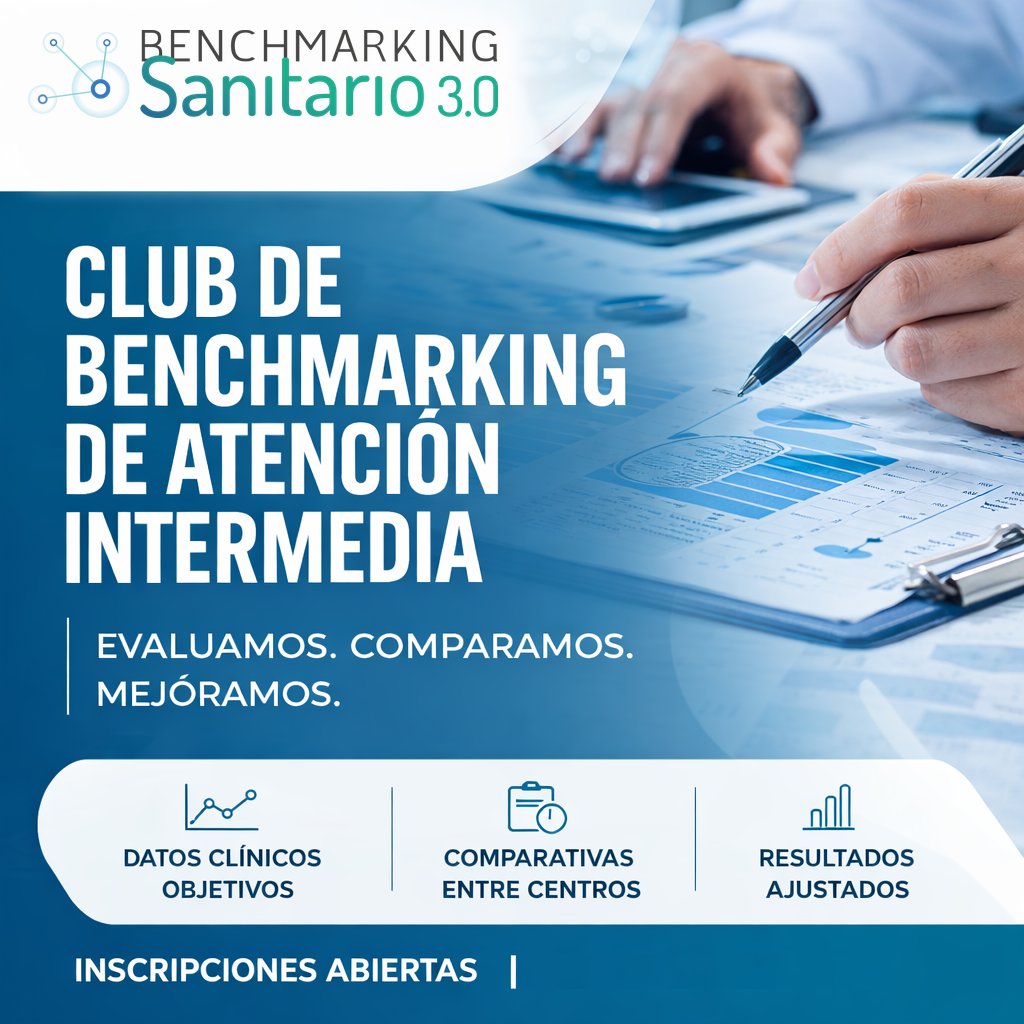 higiabench's tweet photo. BENCHMARKING PARA MEJORAR
Club de Benchmarking de Atención Intermedia y Sociosanitarios.

-Datos clínicos objetivos.
-Comparativas entre centros similares.
-Resultados ajustados por casuística.
1/2 https://t.co/TvIFoVy6EE