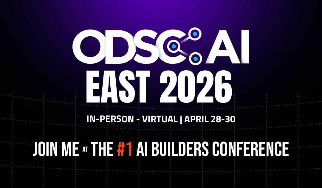 SoyDavidOrrego's tweet photo. Iβm excited to attend the ODSC East AI Expo! Looking forward to exploring the latest in AI, networking with builders, and checking out live demos. Join me there! π #ODSCEast #AI https://t.co/dvGLRZCjJr