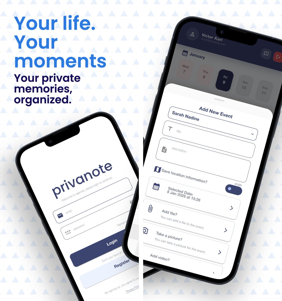 thinkedgeapps's tweet photo. Some notes are too personal for public apps.  That’s why I built PrivaNote 🔐 A truly private space for your thoughts, notes &amp; voice memories.  No tracking. No noise. Just you. 

#PrivacyMatters #PrivaNote #NoteTaking #SecureApp https://t.co/ccTXfcE0VF