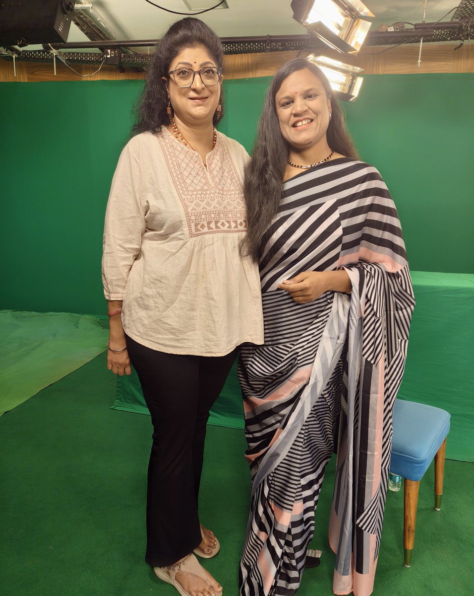 Was in CVR Office today for my first full-fledged satellite TV channel interview. Before this, have had an appearance on TV long back for a Richa Aniruddh show but this was the first time I spoke about work in depth as a part of their Women Achiever series to be telecast soon.