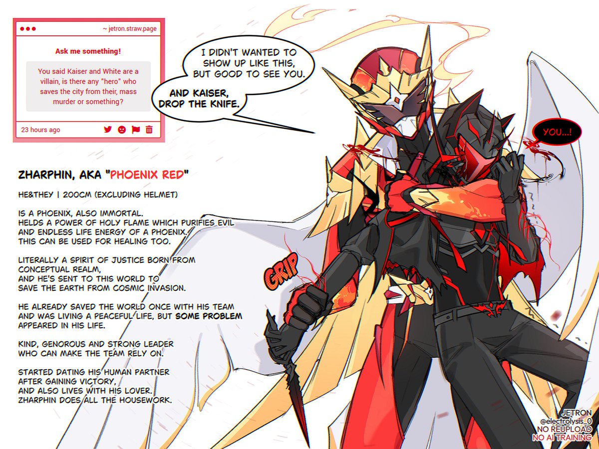 Phoenix X. The Rook Finally I got the opportunity to introduce him! here's Phoenix.