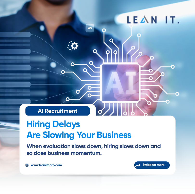 it28172's tweet photo. Hiring Delays Are Slowing Your Business

Hiring delays don’t just affect HR.
They affect revenue.

• Faster evaluation
• Faster hiring
• Faster execution

#HiringStrategy #AIRecruitment #LeanAI #EnterpriseGrowth #FutureOfWork #SaaSPlatform #GrowthStrategy #LeanIT https://t.co/MtdeLkBBlt