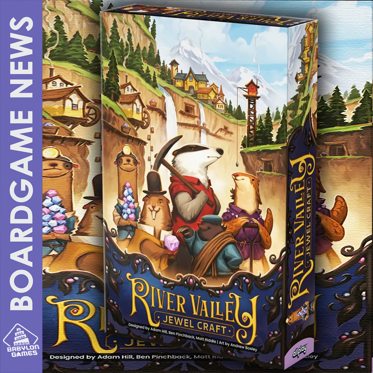 babylon__games's tweet image. River Valley Jewelcraft by @AllplayHQ 

📐: Adam Hill, Ben Pinchback, Matt Riddle
🎨: Andrew Bosley
🧍: 1-5 players
⏱️: 60 min

boardgamegeek.com/boardgame/4681…

#boardgames #geek #meeple #brettspiele #game #graplanszowa #jeuxdesociete #ボードゲーム #보드게임 #juegodesa