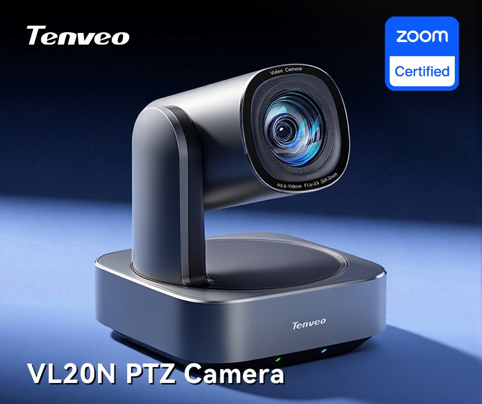TenveoCamera's tweet image. Tenveo VL20N PTZ camera with Zoom Certification 📷
#Tenveo #ptzcamera #usb