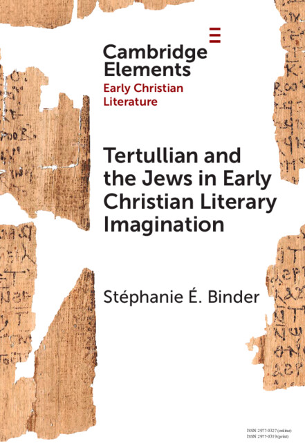 CambUP_Religion's tweet image. New Cambridge Element, Tertullian and the Jews in Early Christian Literary Imagination, by Stéphanie É. Binder, out now! Read for free for the next 2 weeks at
cup.org/4md65YN
#cambridgeelements #religion