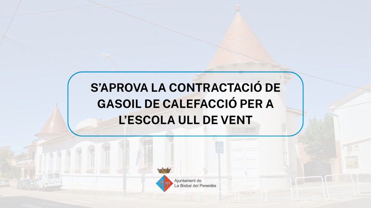 Ajuntament de la Bisbal del Penedès tweet media