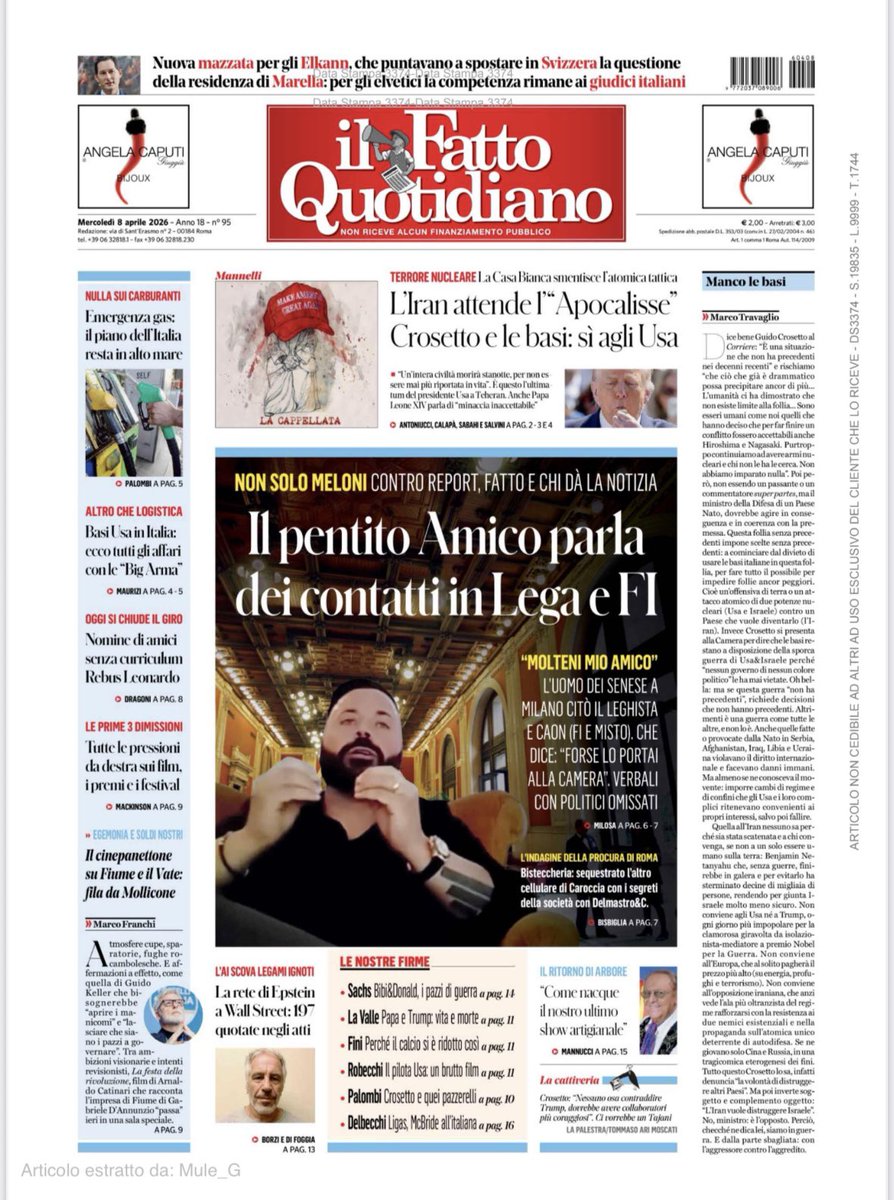 Giorgio Mulè tweet media