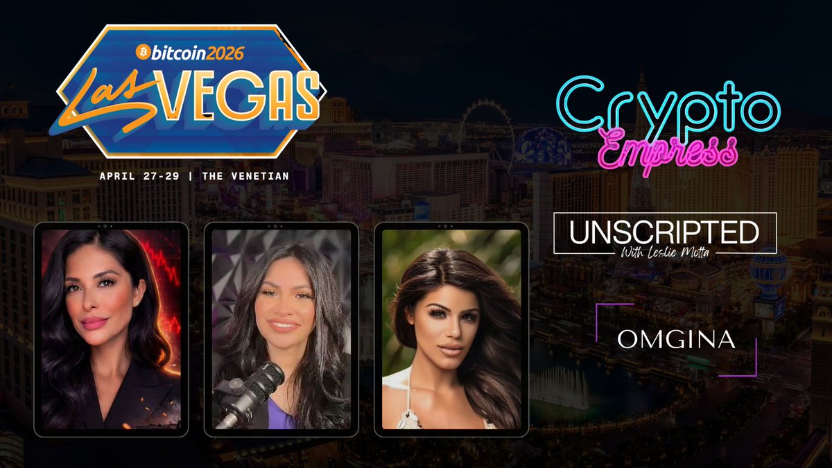 Sponsors/Partners: 
Bitcoin Conference Las Vegas is calling… and we’re bringing the cameras with us.

Leslie Motta x <a href="/CryptoEmpressX/">ℂ𝕣𝕪𝕡𝕥𝕠𝔼𝕞𝕡𝕣𝕖𝕤𝕤🤍</a> x <a href="/OMGinaeth/">𝙾𝙼𝙶𝚒𝚗𝚊 ♡</a> 

Three voices. Three communities. One powerful distribution engine.

If you want your brand:
• Seen
• Shared
• Talked about