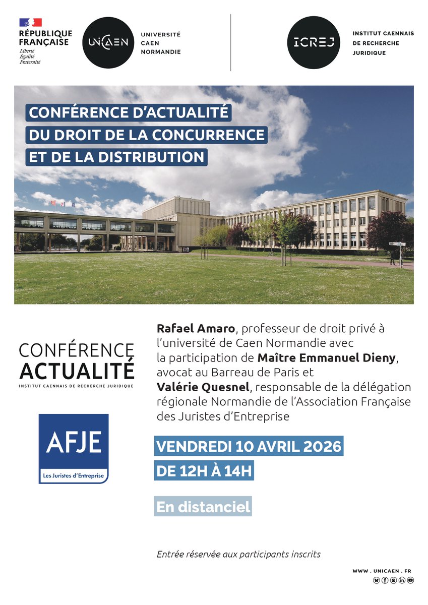 Institut caennais de recherche juridique tweet media