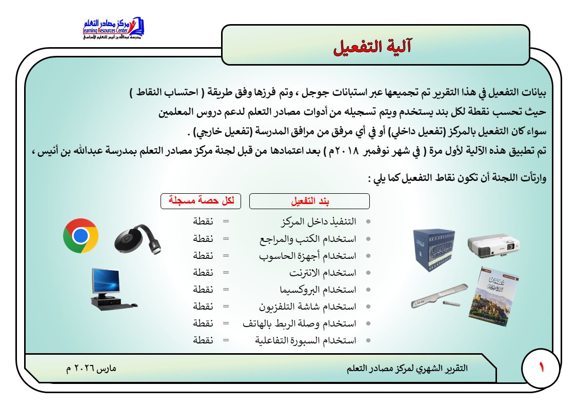lrcaneess's tweet photo. تقرير مصادر التعلم لشهر #مارس_٢٠٢٦
#مدرسة_عبدالله_بن_أنيس #مصادر_شمال_الباطنة
التقرير كاملاً بصيغة pdf ⬇ 
https://t.co/UfEgD5HlyW https://t.co/1BMq70dvlV