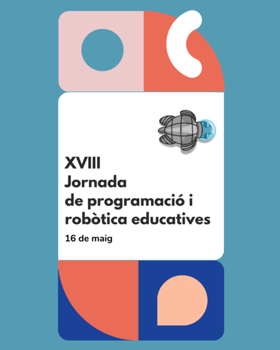xtec's tweet image. Inscripció oberta a la XVIII Jornada de Programació i Robòtica Educatives 

📅 16 de maig
📍Citilab, Cornellà de Llobregat

🔗 xtec.gencat.cat/ca/agenda/Insc…

#AlsCentres