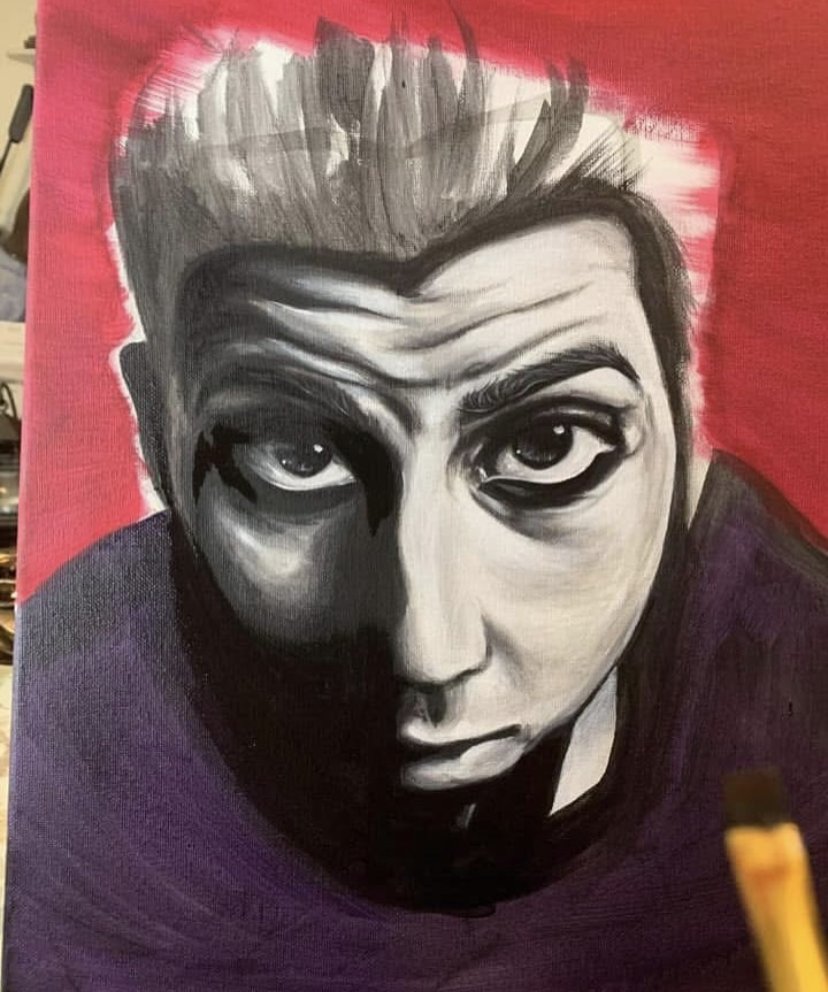 FluffyLux's tweet image. #chinomoreno #painting #workinprogress