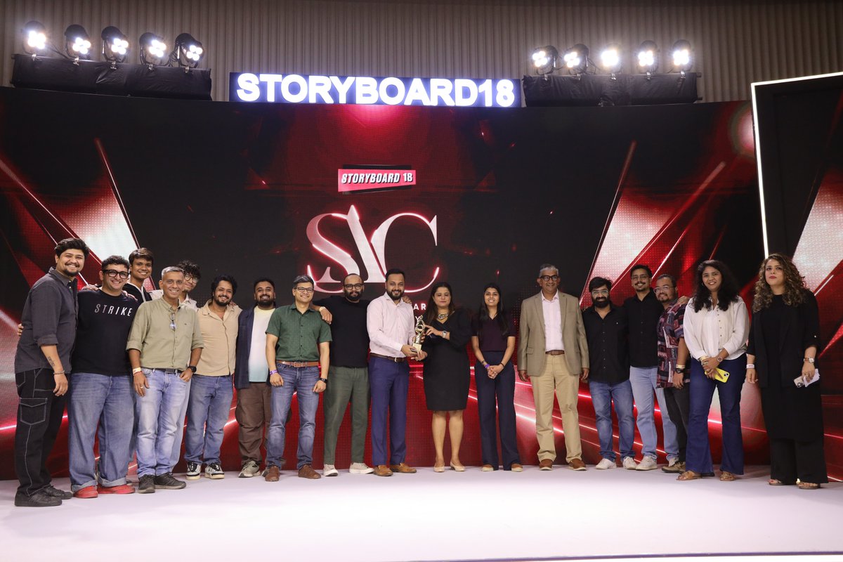Storyboard18_'s tweet image. Fevikwik's @PidiliteInd 'AI Pack' bags Gold under 'Next Gen Formats' category at Storyboard18's Awards For Creativity.

#Storyboard18 #Storyboard18AwardsForCreativity #Advertising #Marketing #BrandMarketing