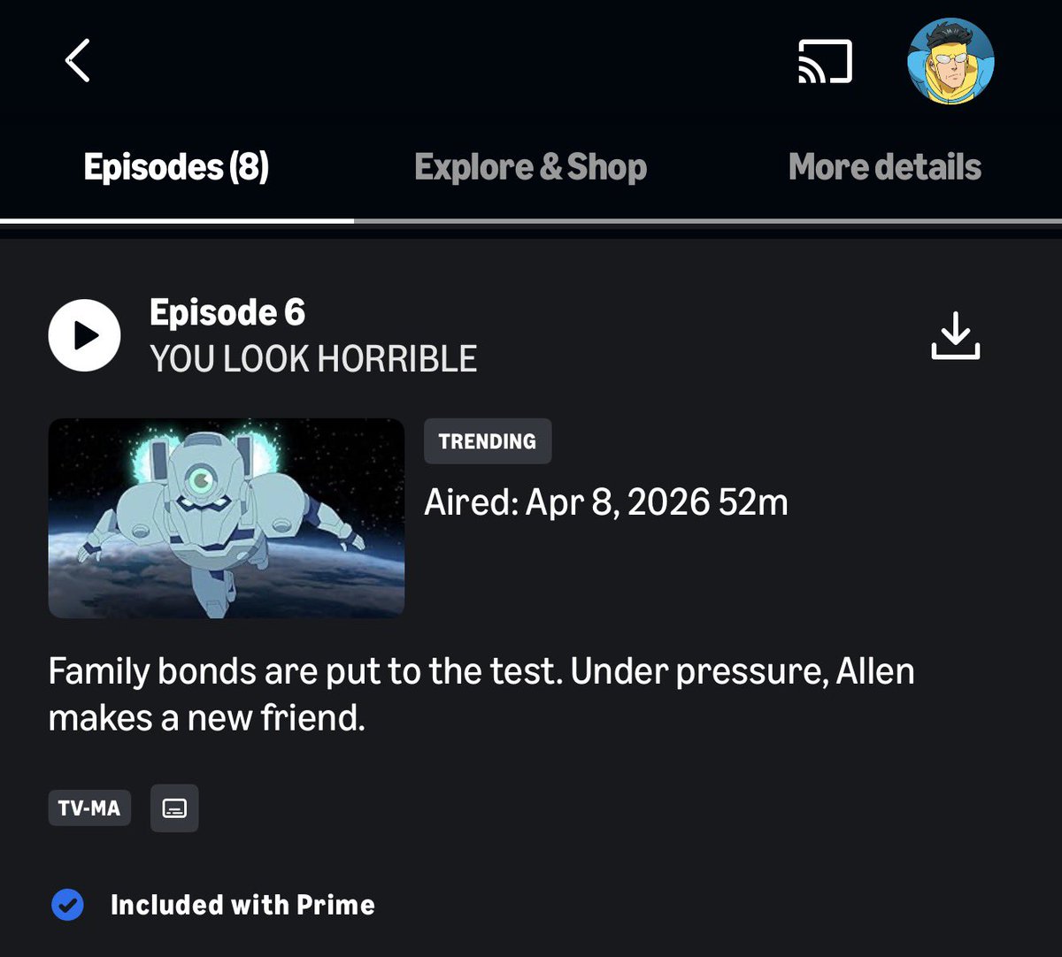 INVINCIBLE tweet media