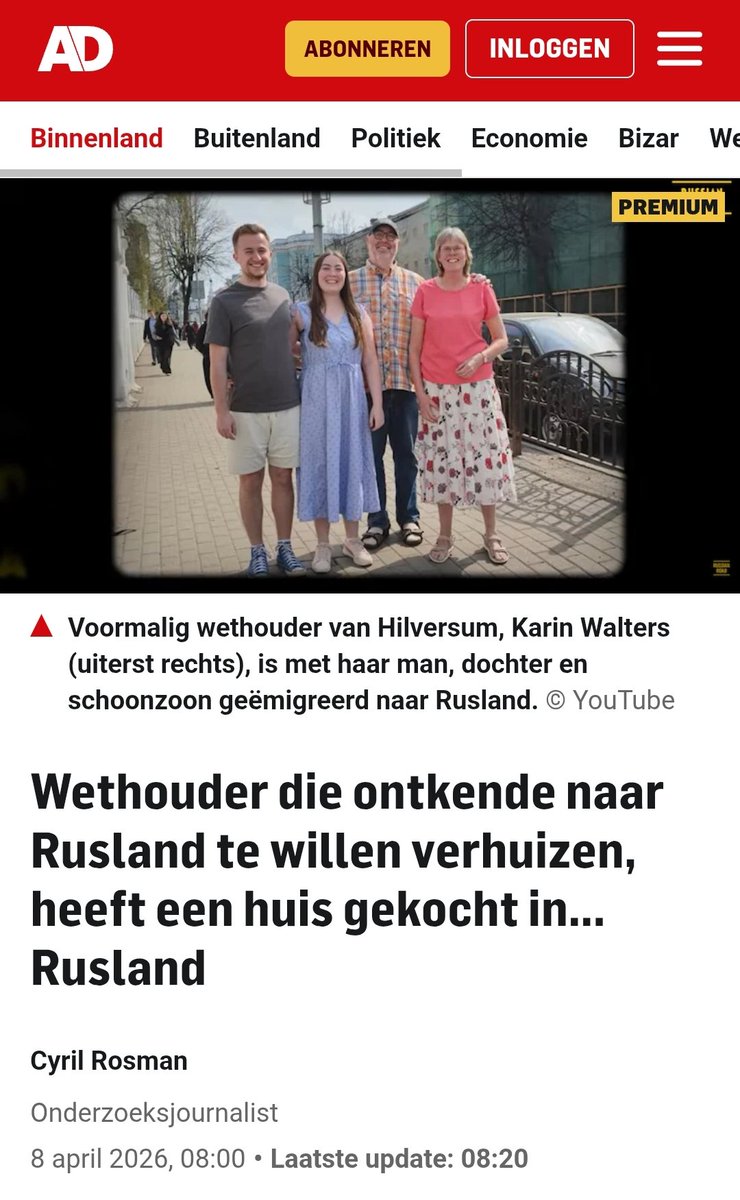 Vatniksoep in het Nederlands (officieel) tweet media