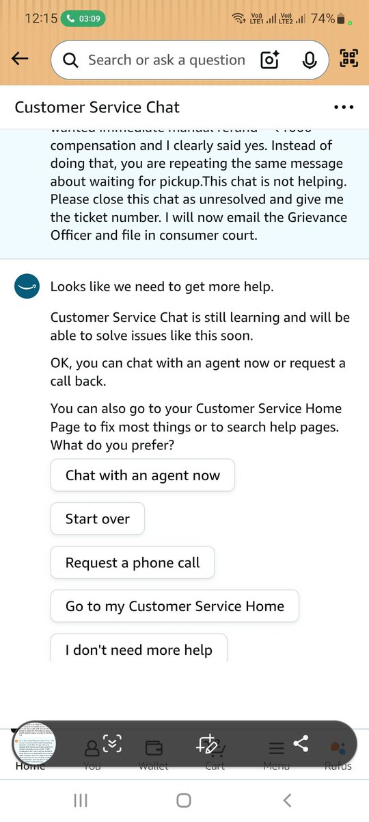 creative_niraj's tweet photo. @AmazonHelp I did that and I got this replay which is totally waste of my time https://t.co/3mIzmZrfhD