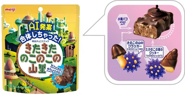 なんかあの論争が絶えない 「きのこの山」と「たけのこの里」が合体