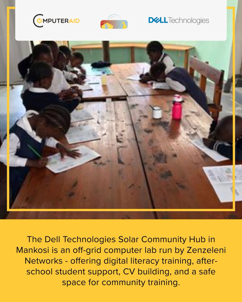 Computer_Aid's tweet image. Through Computer Aid, @DellTech, @Utelize, and @ZenzeleniNet, 120 refurbished laptops are being provided to the Mankosi community at reduced cost, funding digital skills, CV support, and free access for those who need it most.

Read more: f.mtr.cool/htfzlwvpnb

#TechForGood #CA