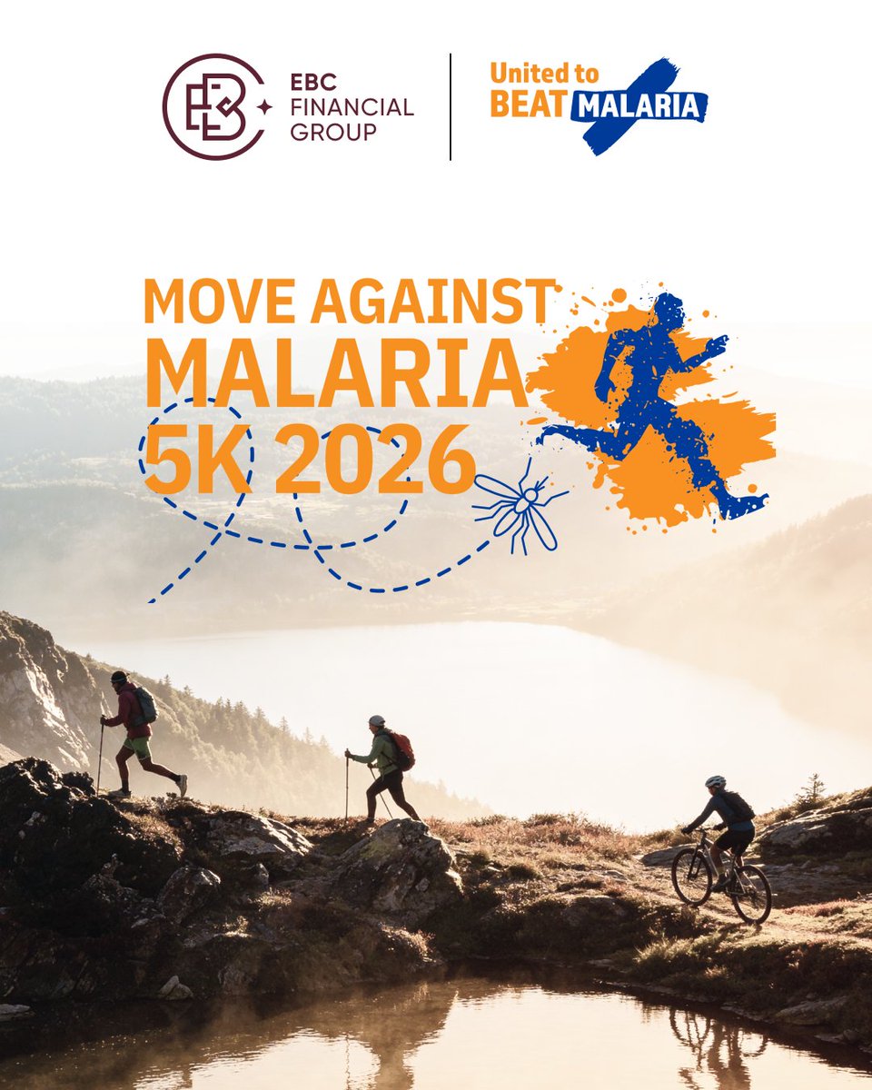 ebc_ind's tweet photo. The Move Against Malaria 5K 2026 is here 🏃‍♂️ 🌍

#EBCFinancialGroup is proud to support United To Beat Malaria in turning simple movement into meaningful impact.❤️.
Be the one to step up for a change. 

Sign up now: https://t.co/lRQrmFK3CG

#MoveAgainstMalaria  #BeatMalaria https://t.co/rnnTdmPJb8