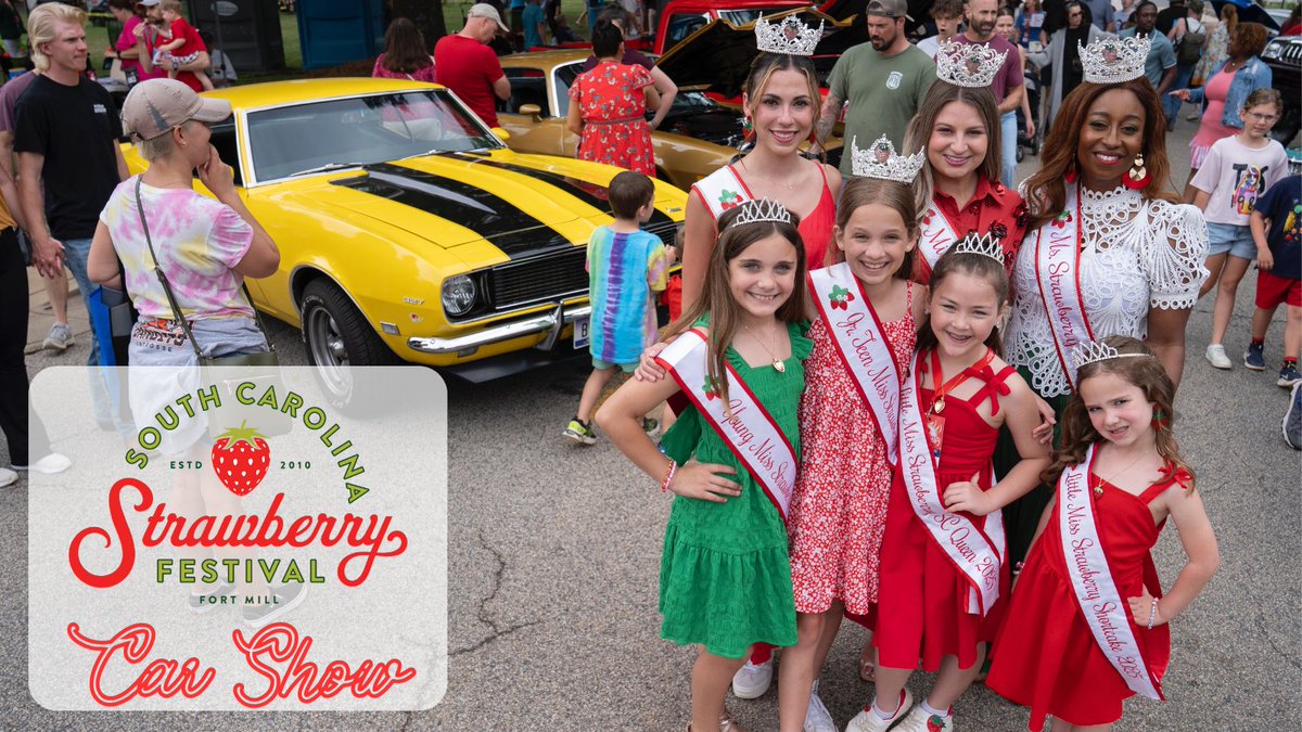 🚗✨ Classic cars, great music, and a day full of fun! ✨🚗

As an exciting part of the SC Strawberry Festival, Dixieland Cruisers will host their Annual Car Show on May 2, 2026, from 10 AM – 3 PM! 

🚘Find all the details &amp; get your registration form at SCStrawberryFestival.com