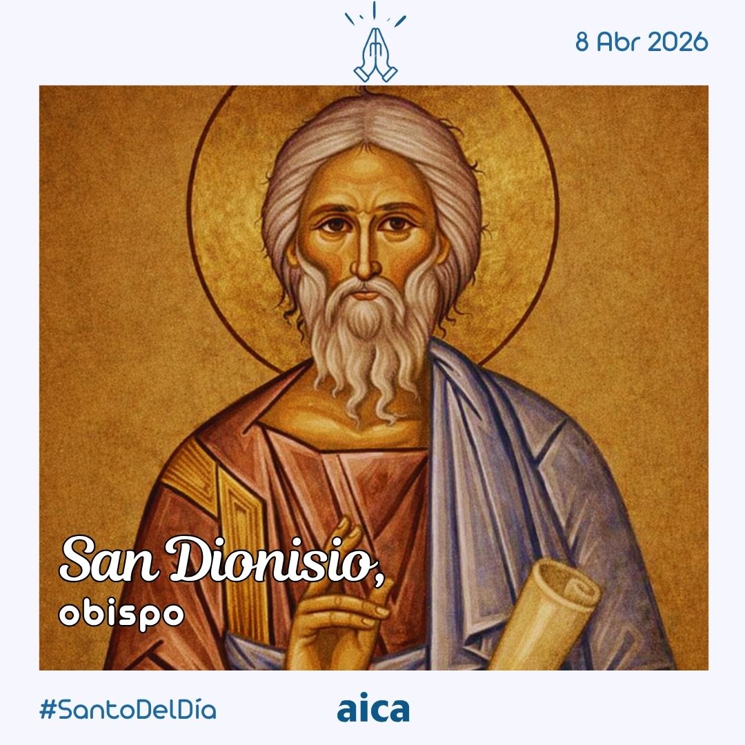 AgenciaAica's tweet photo. #Santoral #SantoDelDía San Dionisio #RuegaPorNosotros #Dionisio #FelizDía #8deAbril
San Dionisio, obispo.
» https://t.co/IcUnsjUT30 https://t.co/vb1PivJX2U