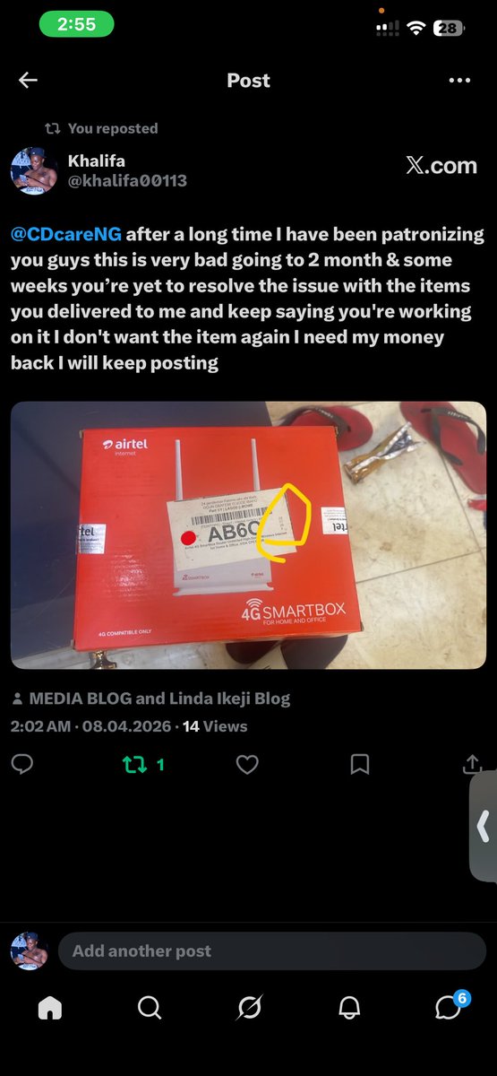 Khalifa tweet media