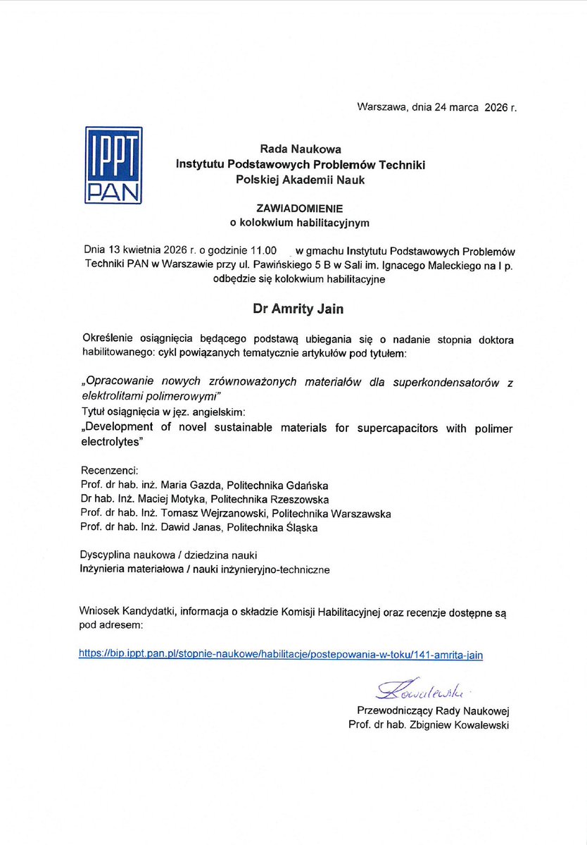 Institute of Fundamental Technological Research tweet media