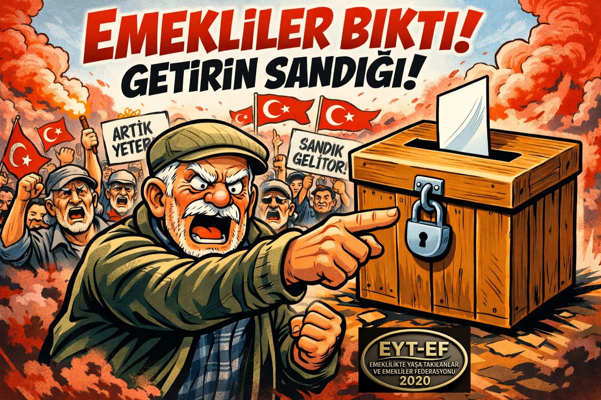 EmekliVeOfkeli3's tweet photo. DUYMAYAN DUYSUN
👇
#EmeklilerBıktıGetirinSandığı
Ülkenin mihenk taşı #Emekli ler açlığa mahkum edilemez
#intibak
#SeyyanenZam derhal uygulanmalı
Çözüm yerine adaletsizliği büyüten bu düzene rıza yok
Artık yeter
Getirin sandığı
#5000KısmiZordaçıkarınYasayı
@RTErdogan
@isikhanvedat https://t.co/gAIlNPsF2w