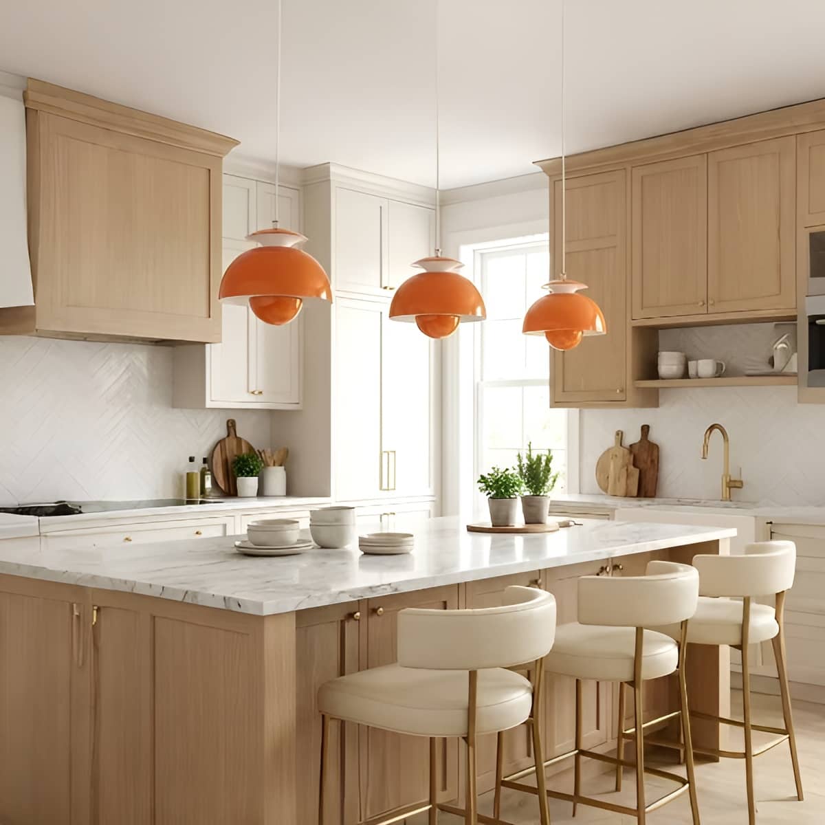 ShineLifeLight's tweet image. The unique adjustable lampshade allows light to escape from both the top and bottom, creating a perfectly balanced atmosphere for everything from morning coffee to evening meal prep. ☕️culinary

#KitchenIsland #IslandLighting #KitchenRenovation #KitchenDesign #PendantLights