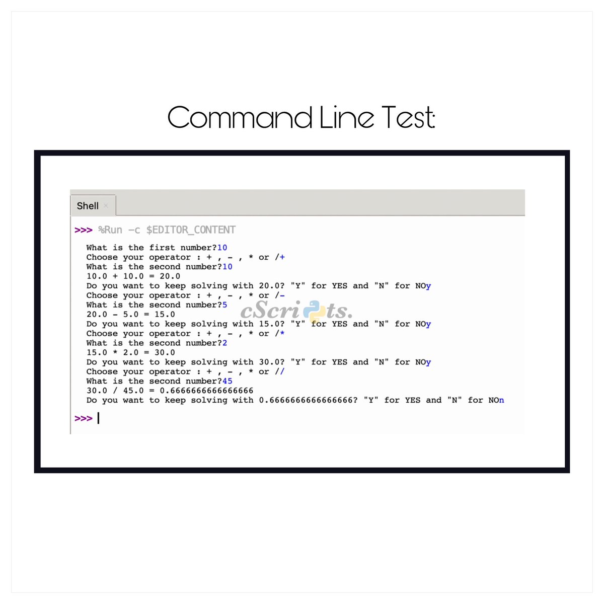 carterScripts's tweet photo. Today, I developed a command-line calculator that enables users to perform multiple calculations in a single session. 

It employs function mapping with a dictionary rather than traditional if-else statements, improving the code's scalability and readability. #cScripts #dev https://t.co/9iQtX2607n