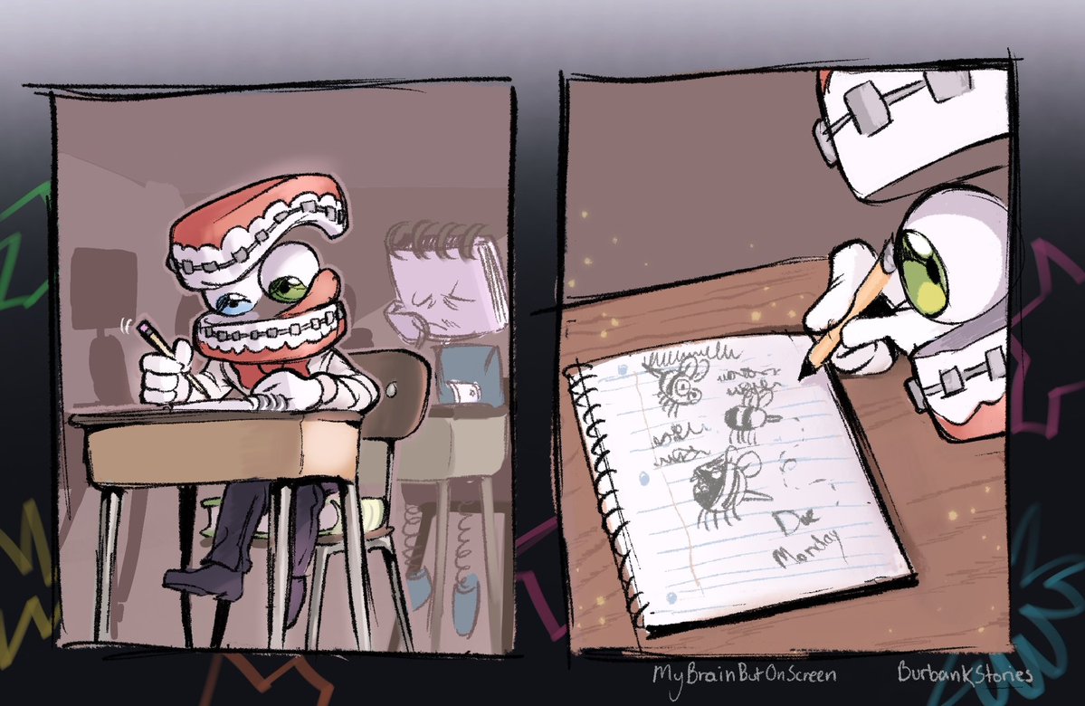 burbank_talent's tweet image. Little comic I made.
Little Bumblebee (4/6)
#Caine #tadc #queenie #TheAmazingDigitalCircus #tadccaine