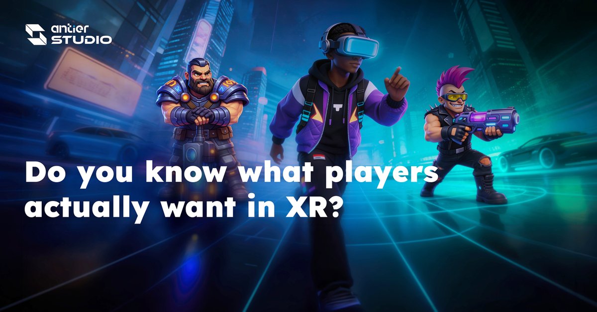 antierstudio's tweet photo. XR isn’t meant to be played like a game on a screen. 
No menus. No buttons. No UI.
Just instinct, movement, and presence.
The future of gaming isn’t controlled  it’s experienced.

#XR #SpatialUX #GameDesign #ImmersiveTech https://t.co/edbigrnuNO