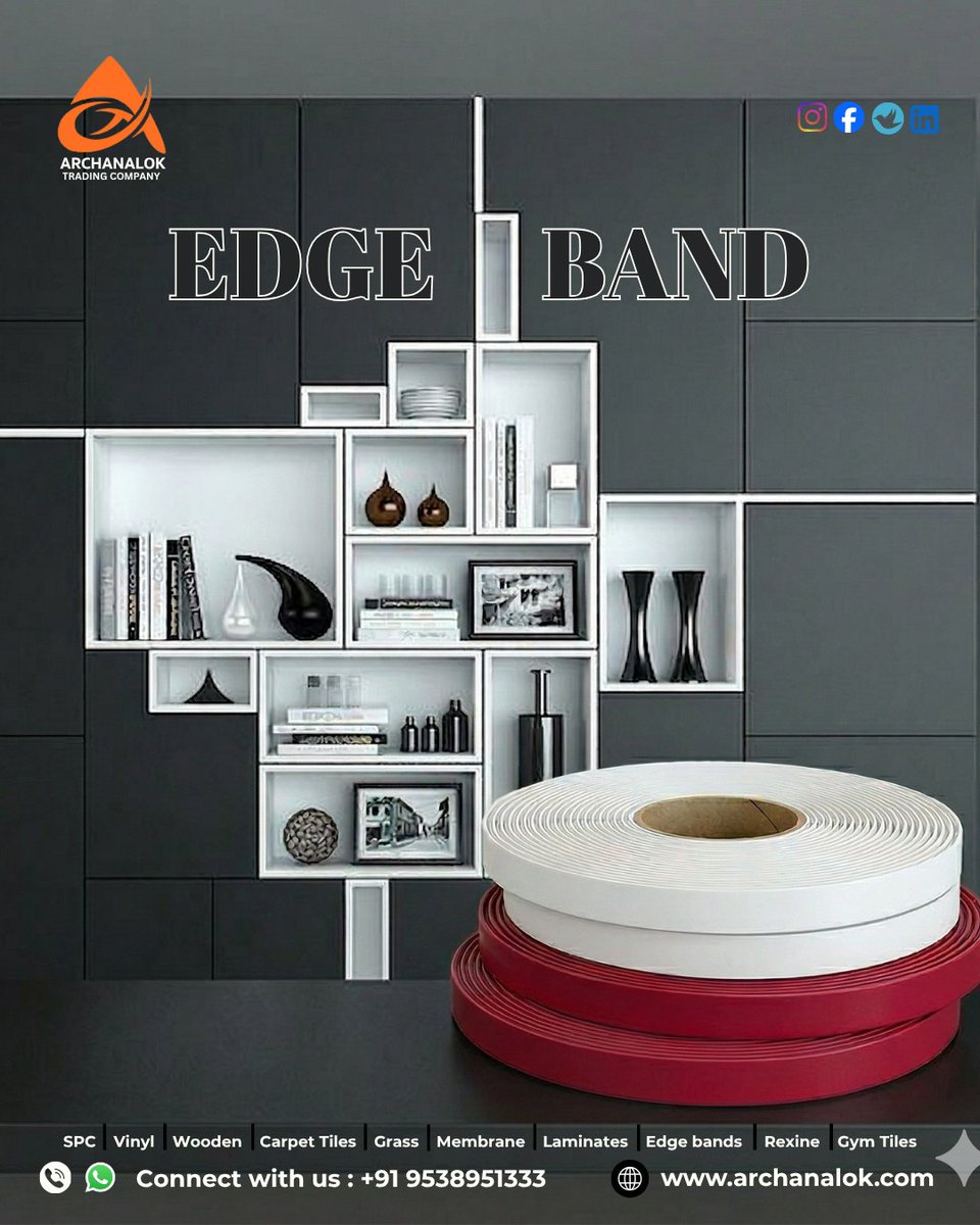 ArchanalokAtc's tweet image. Give your furniture the perfect finish with Edge Banding.

Website: archanalok.com

#EdgeBanding #FurnitureDesign #ModularFurniture #Woodwork #FurnitureFinish #FurnitureCare #EdgeProtection #KitchenDesign #WardrobeDesign #OfficeFurniture #InteriorDesignTips