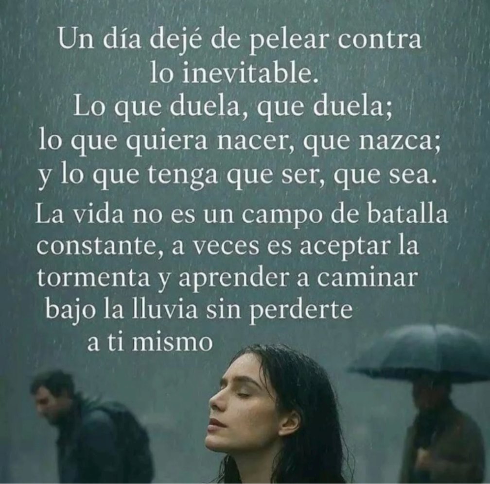 La proactividad es tan importante como aceptar lo que no está en tu mano cambiar.
Aunque la persistencia rompe más muros que darse la vuelta al primer intento fallido,no tienes que estar 24h en lucha. Permítete vivir la batalla desde otra posición.
Es #InteligenciaEmocional