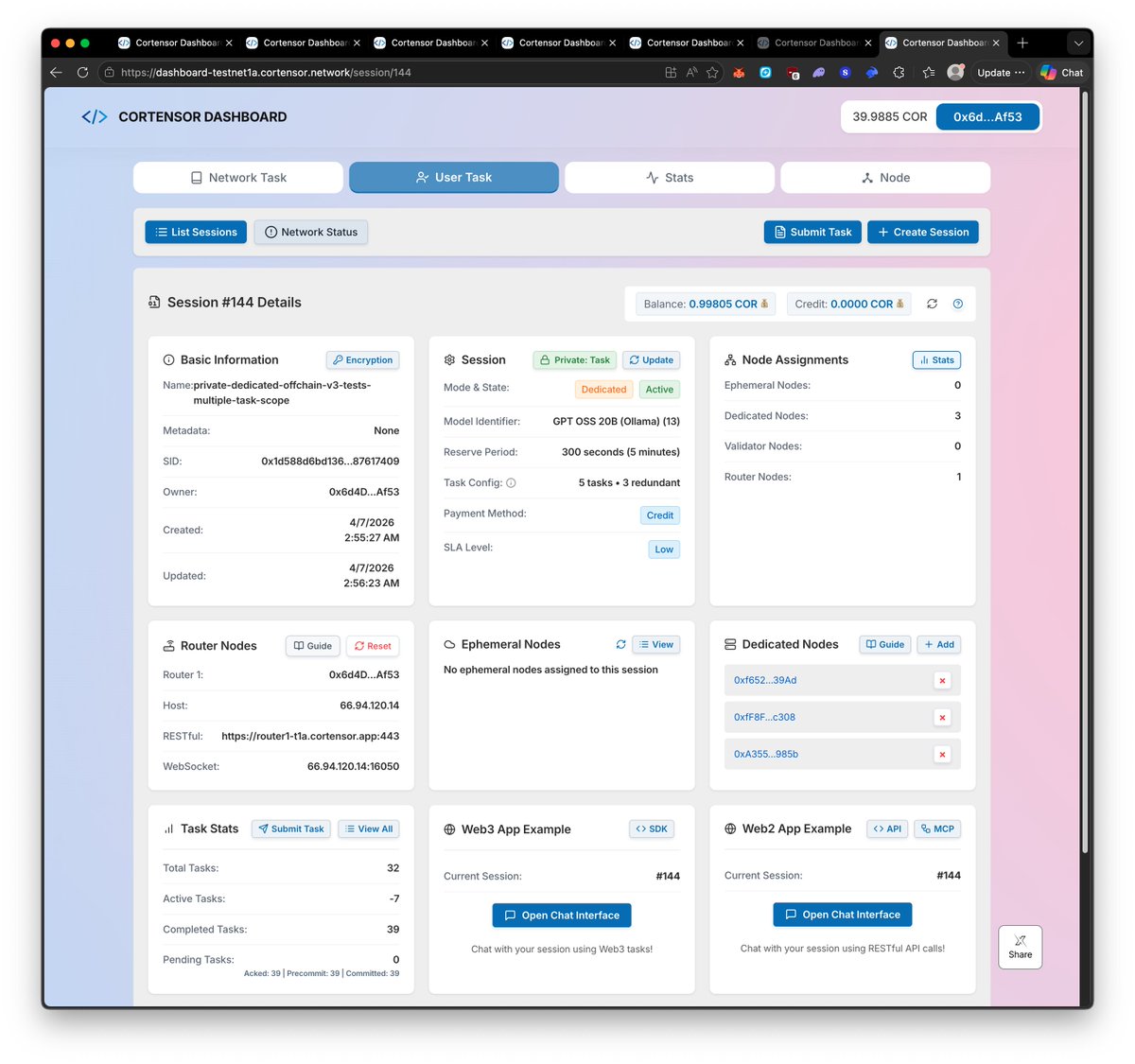 Cortensor tweet media