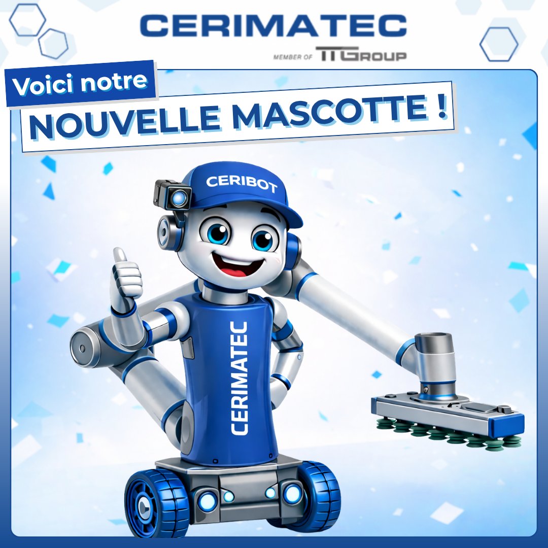 cerimatec's tweet image. 🚀 Nous sommes heureux de présenter Ceribot, notre nouvelle mascotte !

🤖 Symbole d’innovation, de collaboration et d’excellence, il accompagnera nos projets et nos équipes.

#Cerimatec #Innovation #Excellence #EspritCerimatec #Ceribot #Mascotte