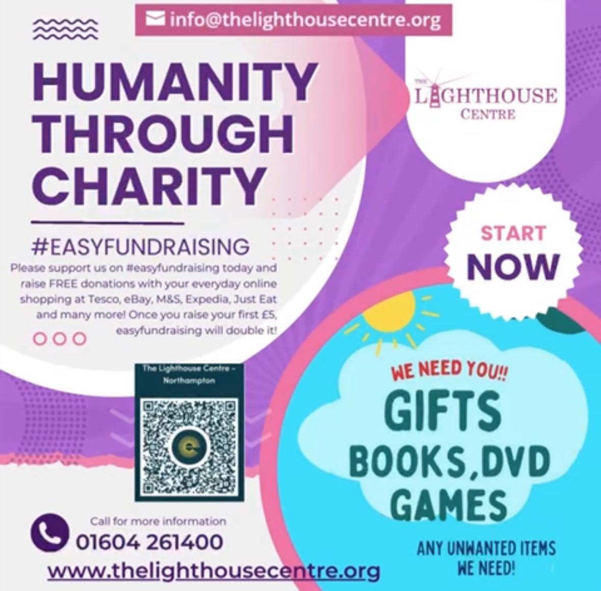 TheLighthouseCe's tweet image. Here are different ways to support us here at The Lighthouse Centre #TeamPink #Support #EasyFundraising #Donations xxx
