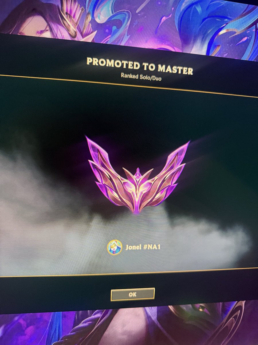 jonelgrrr's tweet photo. I hit masters🤠 https://t.co/iWv3Qa5O5r