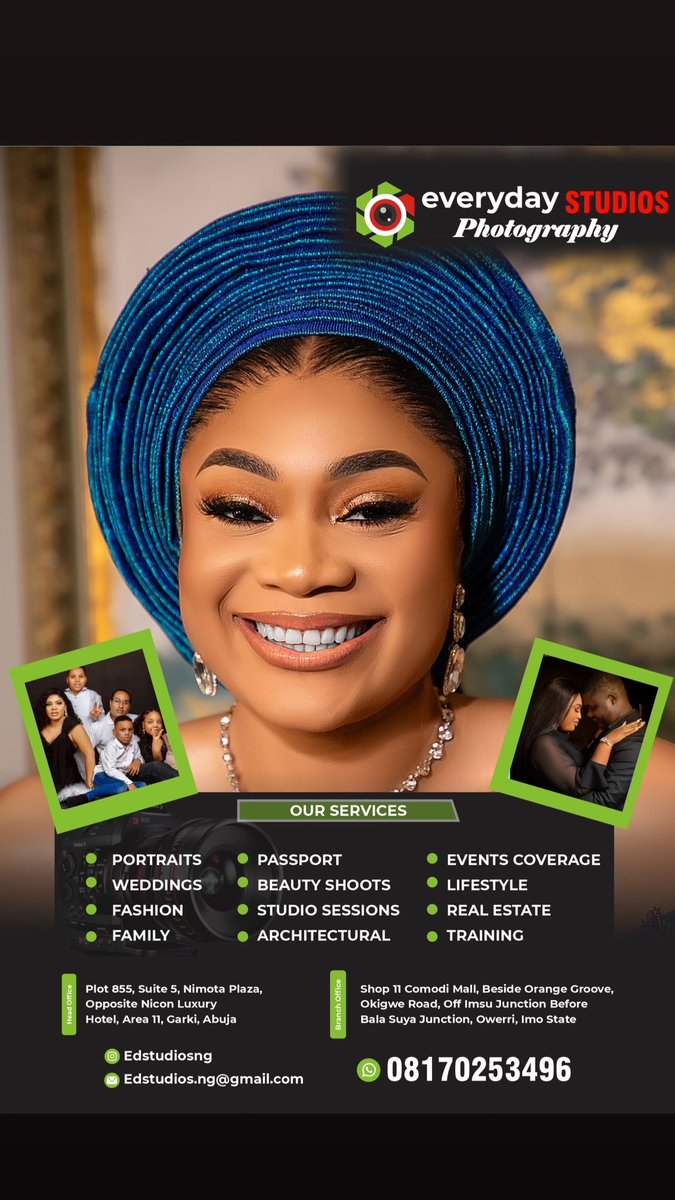 meksy's tweet photo. @retweets_9ja @VendorsZone1 Stop taking chances with your memories 📸❌  
Blurry photos? Missed moments? Poor lighting?  
We don’t just take pictures We capture emotions, stories &amp; timeless memories 💯✨  
Weddings | Birthdays | Studio Shoots | Branding  
Book now and let your moments speak forever. https://t.co/p01MEHZF6R
