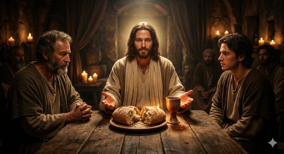 CeeOkafor75447's tweet image. Di breaking of di Word de make our heart dey on fire. Di breaking of di bread (Eucharist), de open our eyes to see Jesus.
Na so e be for di 2 disciples weh bin de waka go Emmaus. Na so e suppose be for us during mass.

(c.f Lk 24:13-25)
#DailyScripturalGinger #949
08.04.26