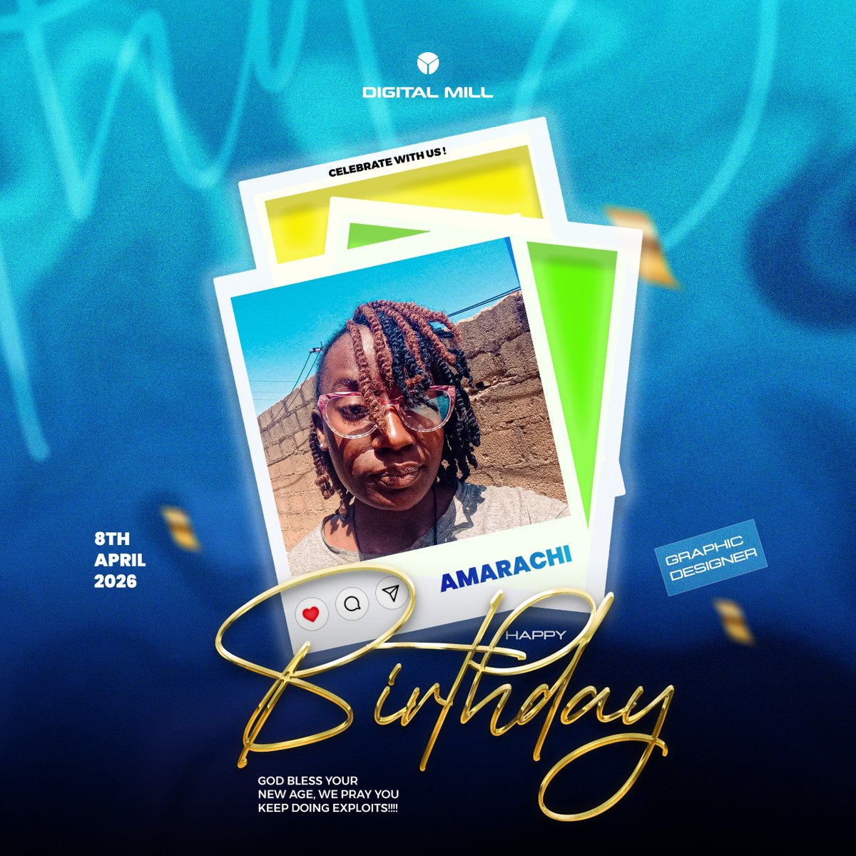 Thedigitalmil's tweet photo. Happy Birthday to one of our amazing queens in The Digital Mill. 🎉

Your creativity, energy, and presence in the community never go unnoticed.

May this new chapter bring bigger ideas, louder wins, and unstoppable growth.

Keep shining. https://t.co/eImqgHVzQP
