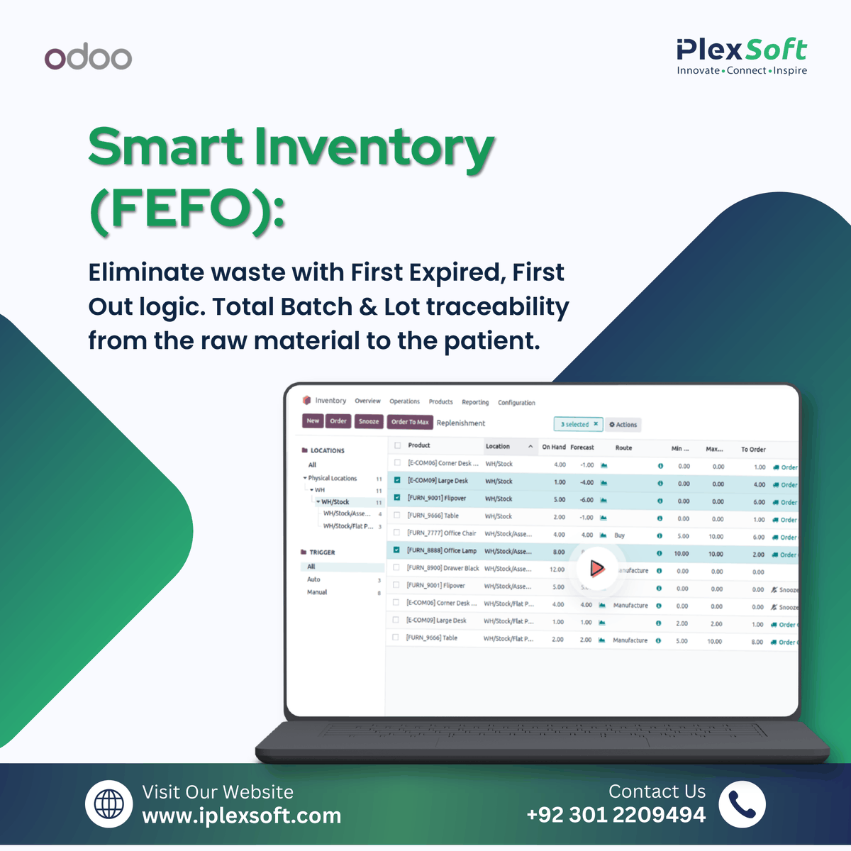 IplexSoft's tweet photo. Is your Pharma Operation lagging behind?

In the Pharmaceutical industry, the gap between "Compliance" and "Chaos" is often just one fragmented data point. iPlexSoft brings you Odoo ERP the 360° Digital Engine designed for modern Pharma.

contact us
🌐 https://t.co/qdzMtvH0Ys | https://t.co/FuLnFmpBQj