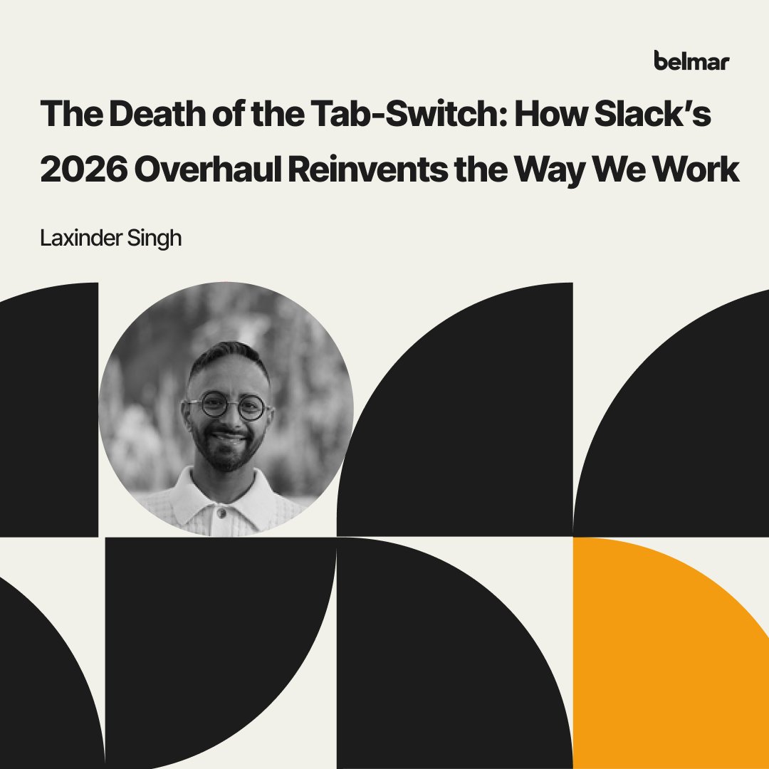 belmarcloud's tweet photo. In this blog, Laxinder Singh, Director of Delivery at Belmar, dives into Slack’s 2026 overhaul, where AI-powered Slackbot, native CRM, and smart Meeting Intelligence turn conversations into action.

Read the full blog here: https://t.co/UJ7gRwYSBQ https://t.co/BErosQaLjj