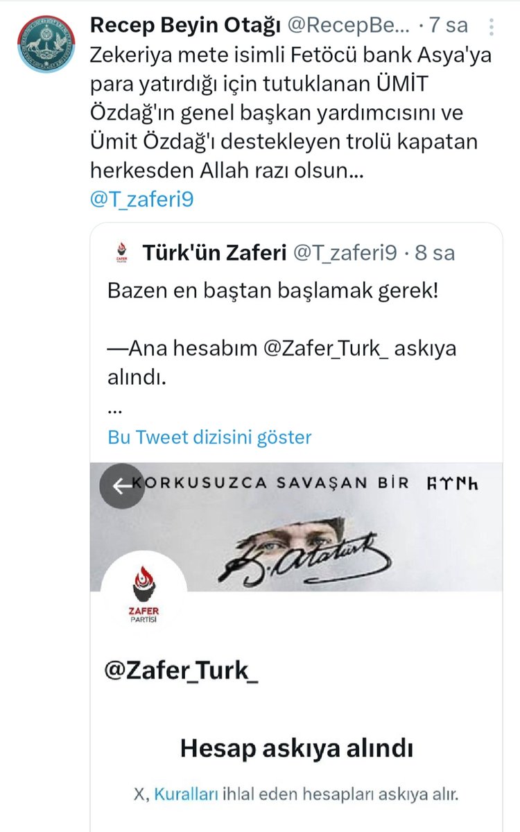 Türk'ün Zaferi tweet media