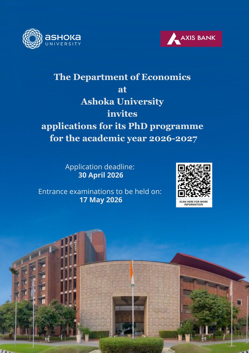 Ashoka University tweet media
