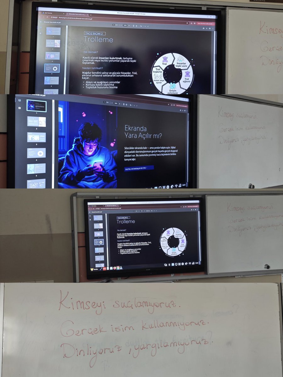 Dijital Vatandaşlık Eğitimi Müfredat Pilotlama Süreci kapsamında Sinop Toki Şehit Fatih Erer Ortaokulu’nda 8. sınıf öğrencilerimizle “Ekranda Yara Açılır mı?” etkinliğini gerçekleştirildi. 
Katkılarından dolayı sorumlu öğretmenimize çok teşekkür ederiz.
<a href="/tcmeb/">Millî Eğitim Bakanlığı</a> <a href="/mebyegitek/">Yenilik ve Eğitim Teknolojileri Genel Müdürlüğü</a> <a href="/coe/">Council of Europe</a>