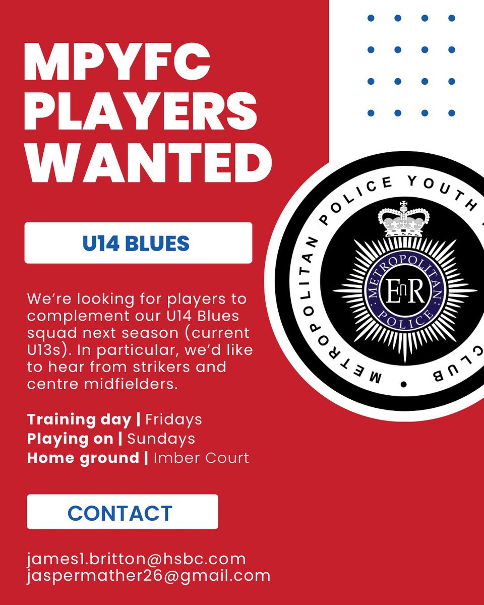 Met Police Youth FC tweet media