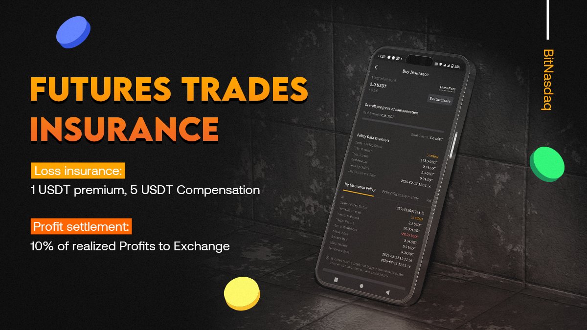 BNQGlobal's tweet photo. Activate your Futures Trade Insurance 24 hours before opening a position to receive compensation 🛡️📝💰

🔗For more information:
https://t.co/BB5Stp4qU6
.
.
#BitNasdaq #Trading #Crypto #FuturesTrading #Insurance #TraderStrategy #RiskManagement https://t.co/cSqJ9x6Yj4