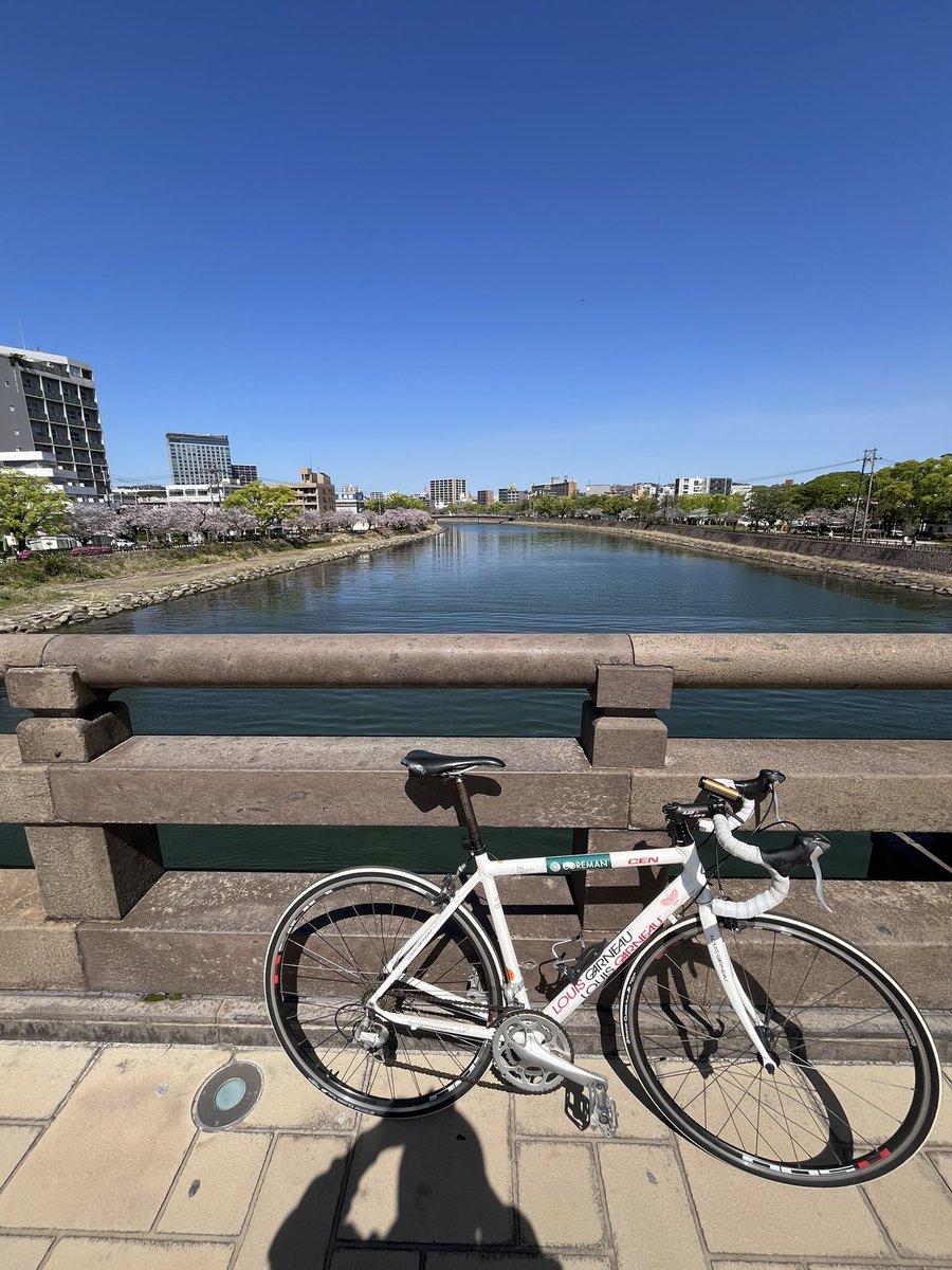 shinjishimamura's tweet photo. ポカポカ陽気で自転車通勤が快適♪ https://t.co/Y8OyLCuicS
